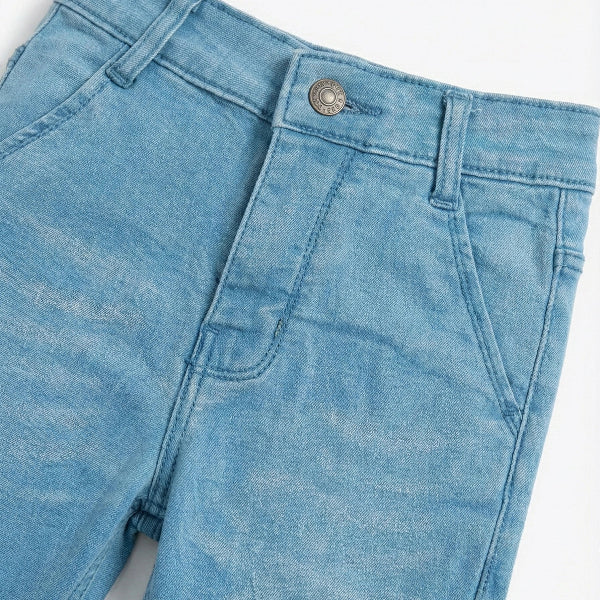 Faded Ice Blue Jeans