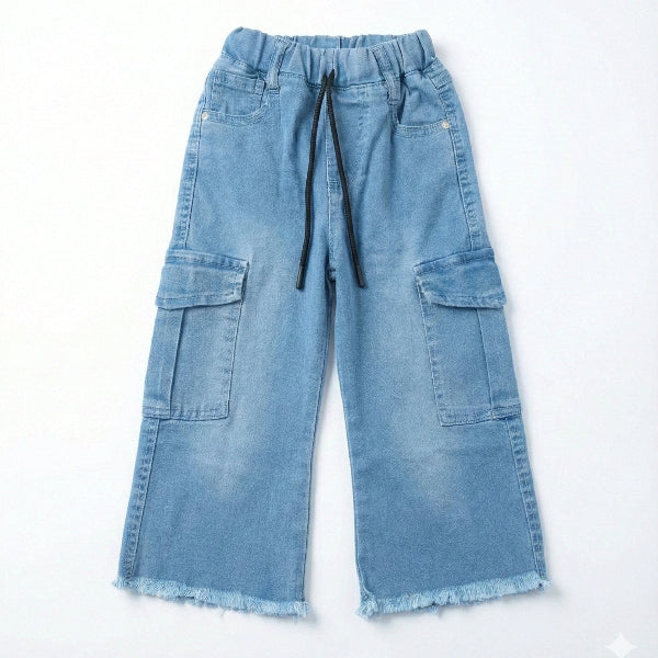 Cargo Wash Light Blue Jeans