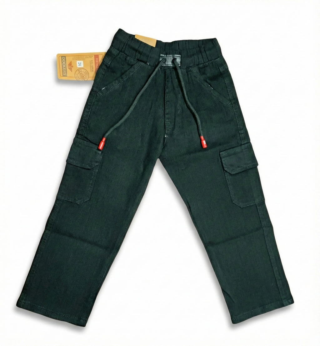 Six Pocket Black Jeans