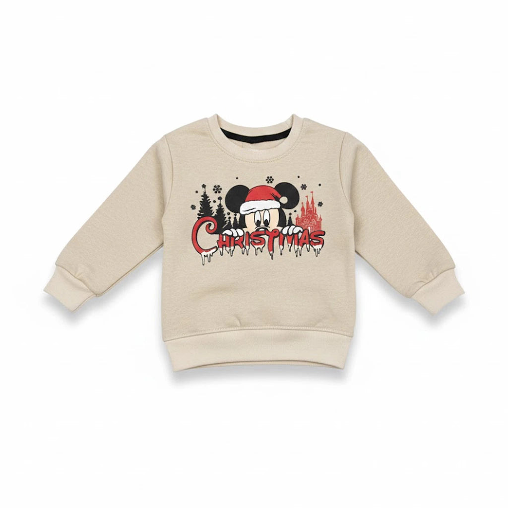 Happy Christmis Cream Tracksuit