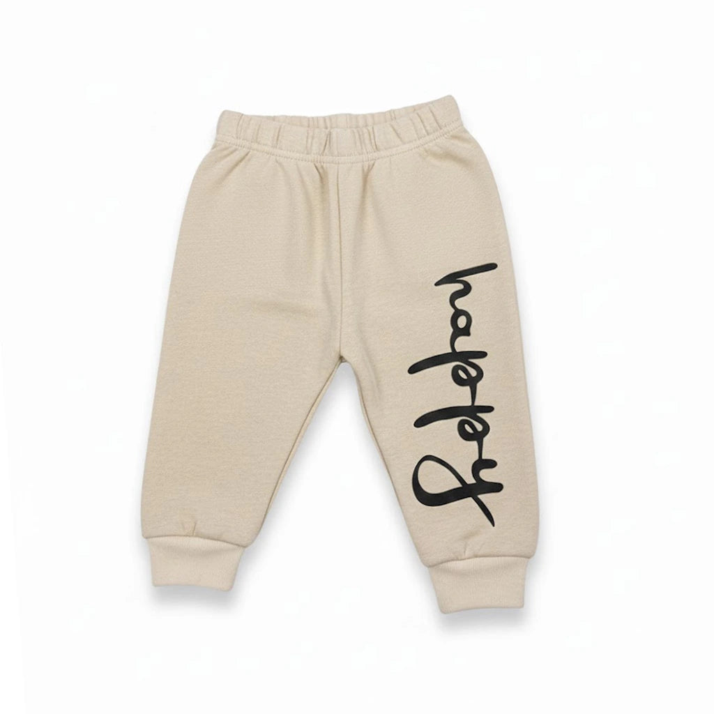 Happy Christmis Cream Tracksuit