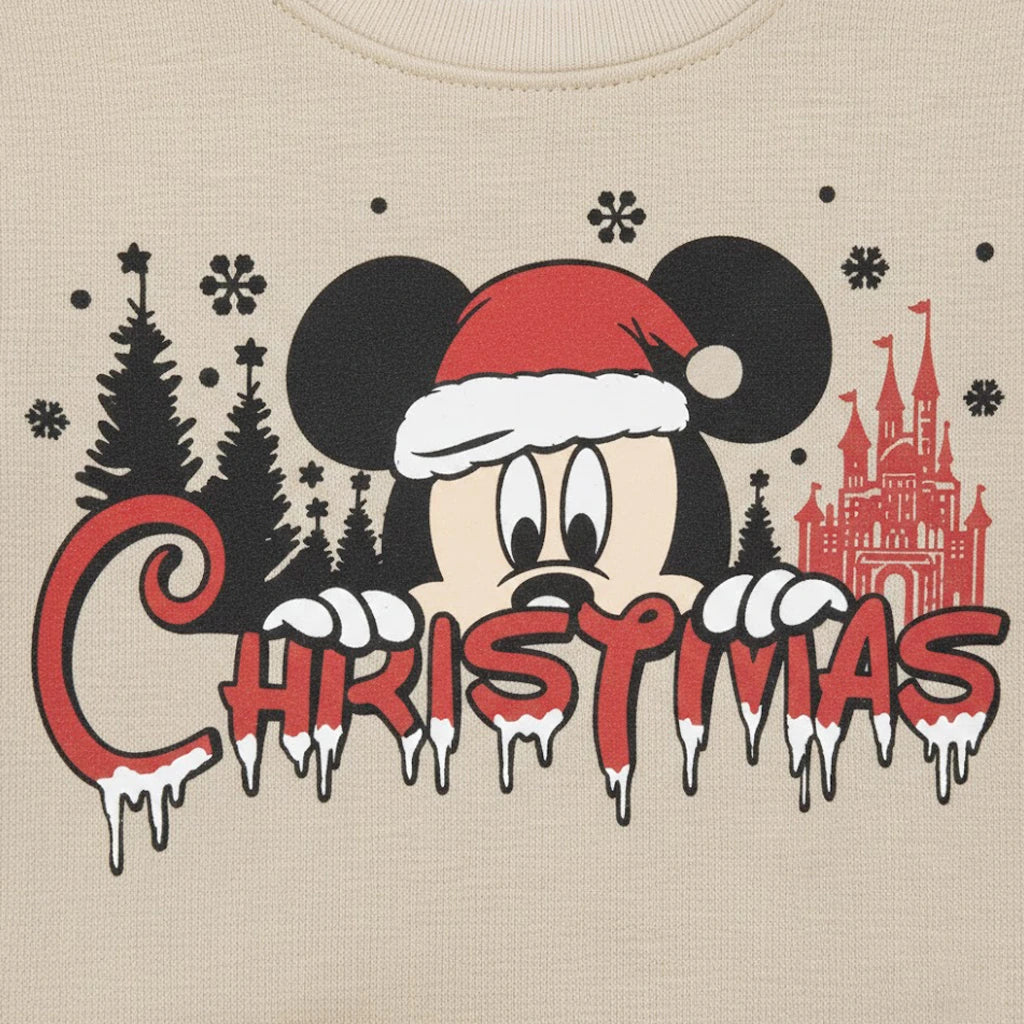 Happy Christmis Cream Tracksuit