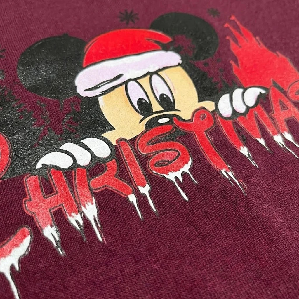 Happy Christmis Maroon Tracksuit