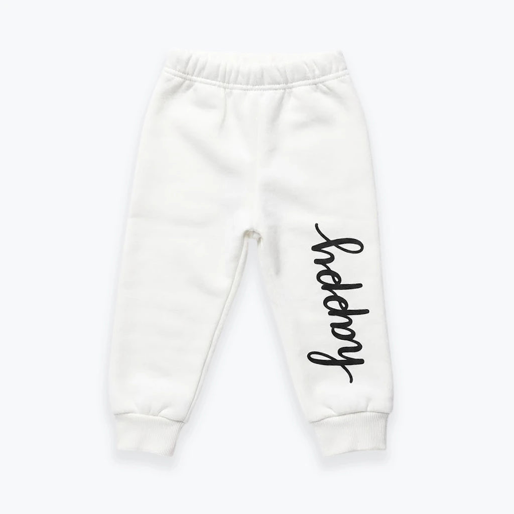 Happy Christmis White Tracksuit