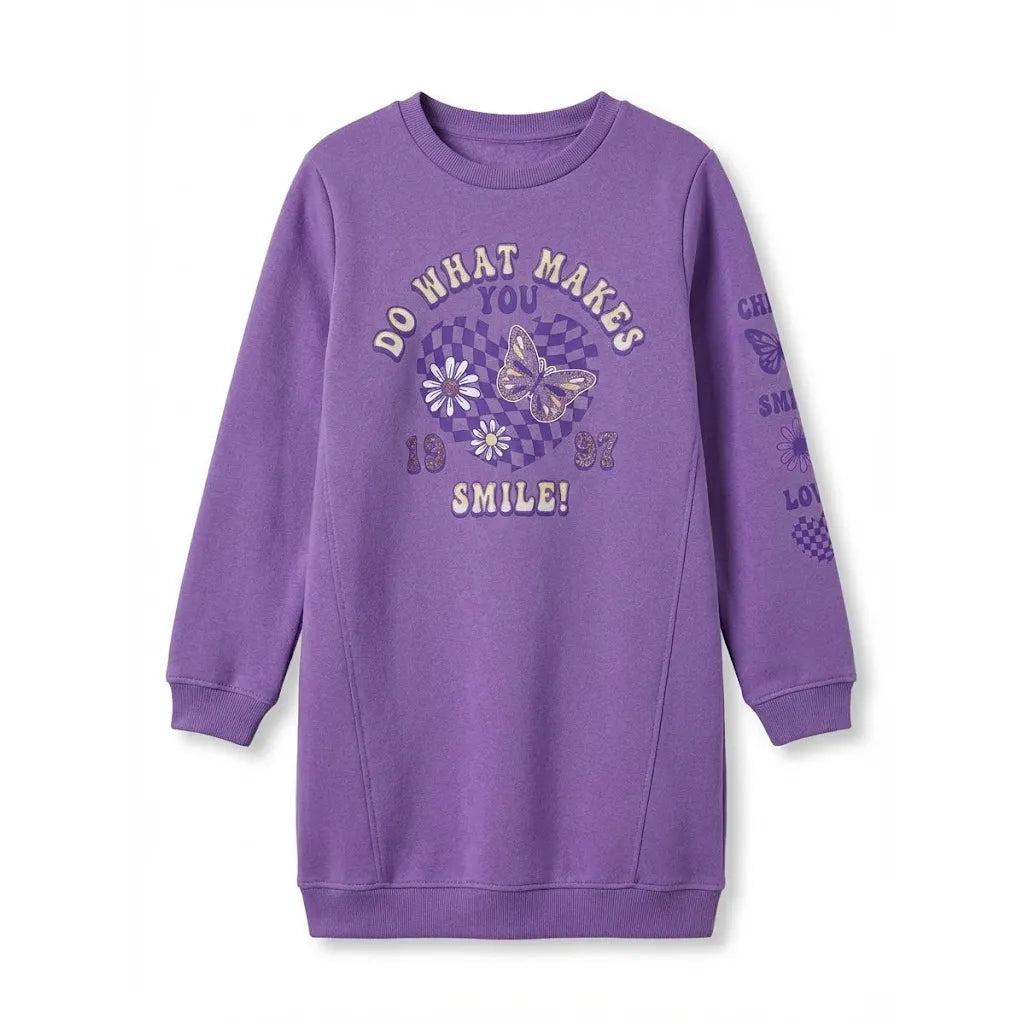 Heart Butterfly Purple Top