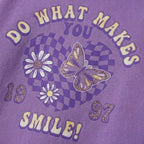 Heart Butterfly Purple Top