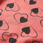Heart Dark Pink Sweatshirt