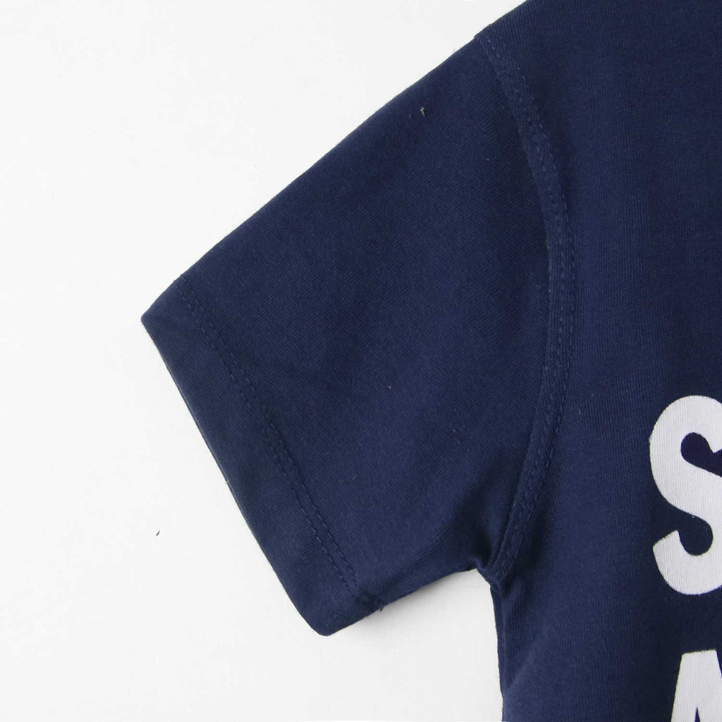 "Surf All Day" Blue Summer Outift