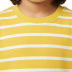 Striped Yellow White Sweatshirt
