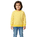 Striped Yellow White Sweatshirt