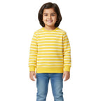 Striped Yellow White Sweatshirt