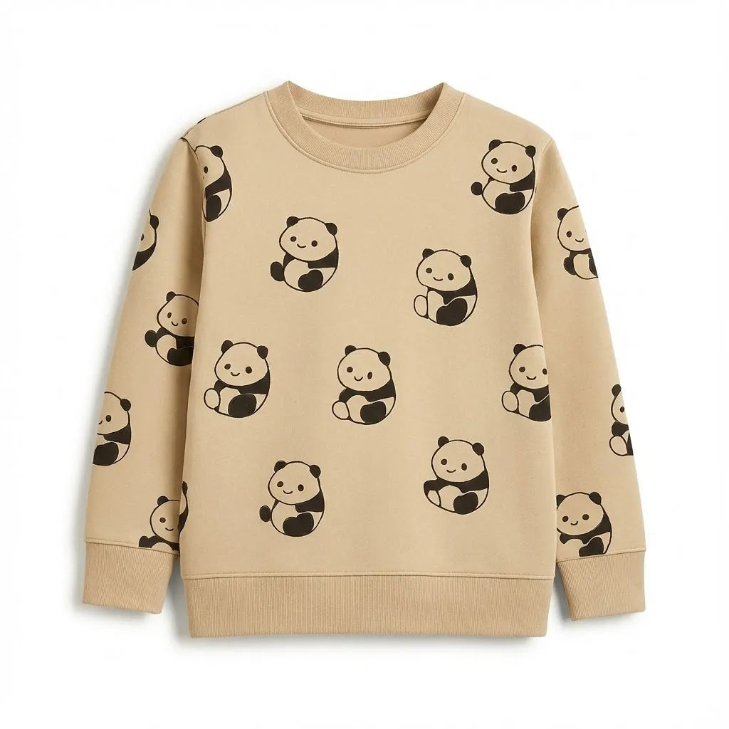 Mini Panda Chocolate Cream Tracksuit