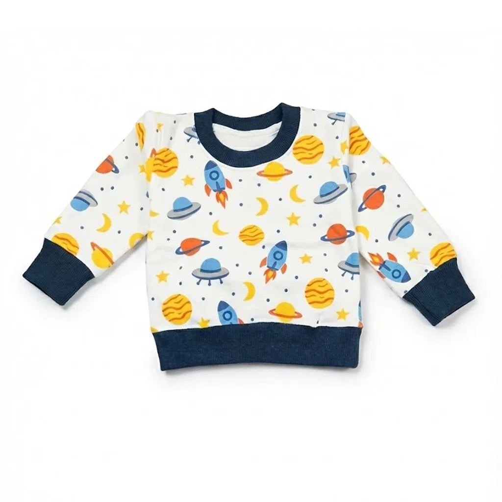 Mini Space White Dark Blue Tracksuit