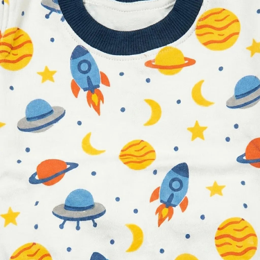 Mini Space White Dark Blue Tracksuit