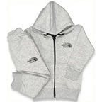 NF Light Grey Texture Tracksuit