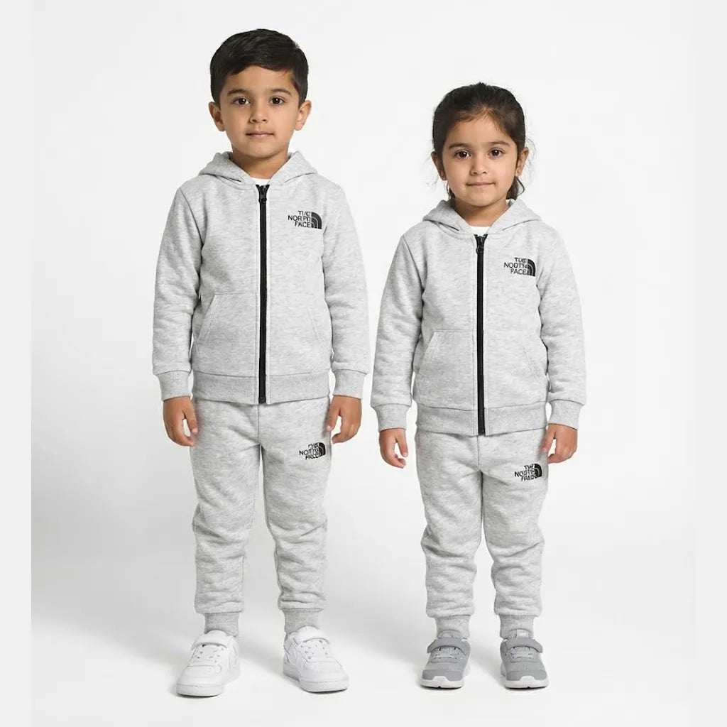 NF Light Grey Texture Tracksuit