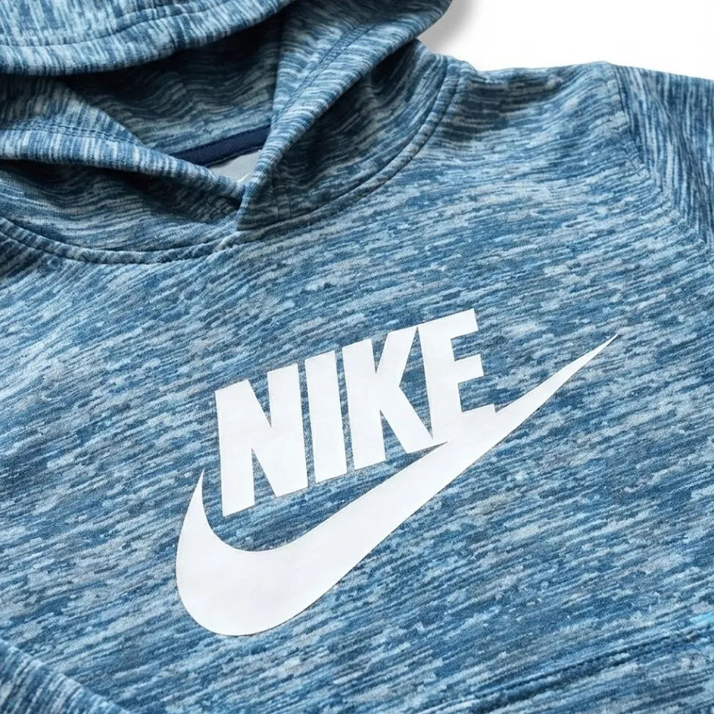 NK Light Denim Blue Marbled Texture Tracksuit