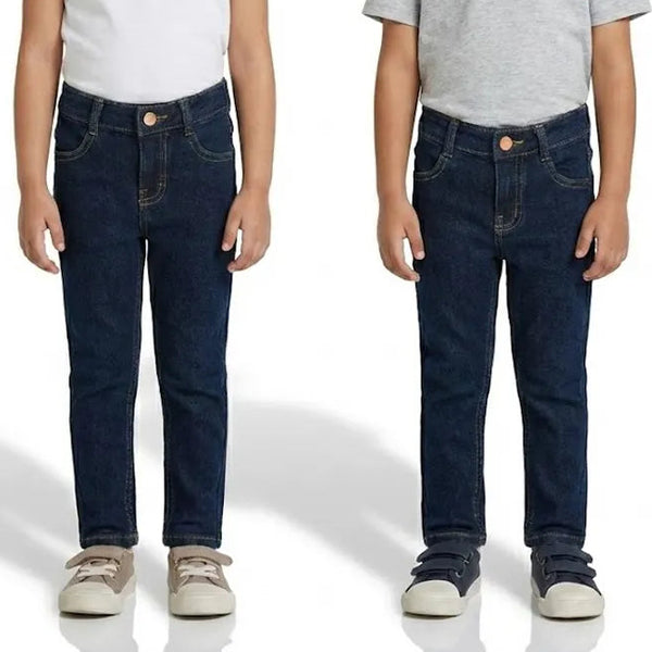 Plain Dark Blue Jeans