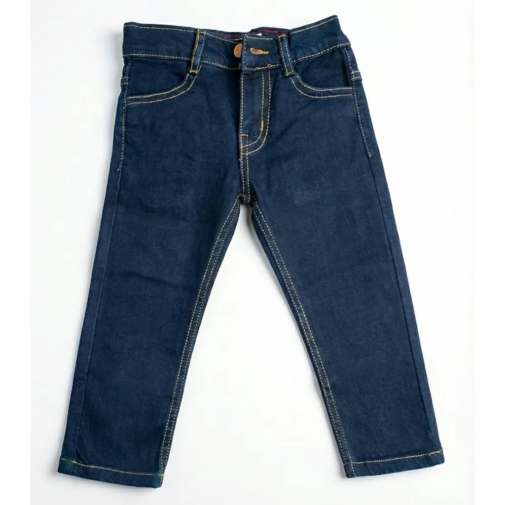 Plain Navy Blue Jeans