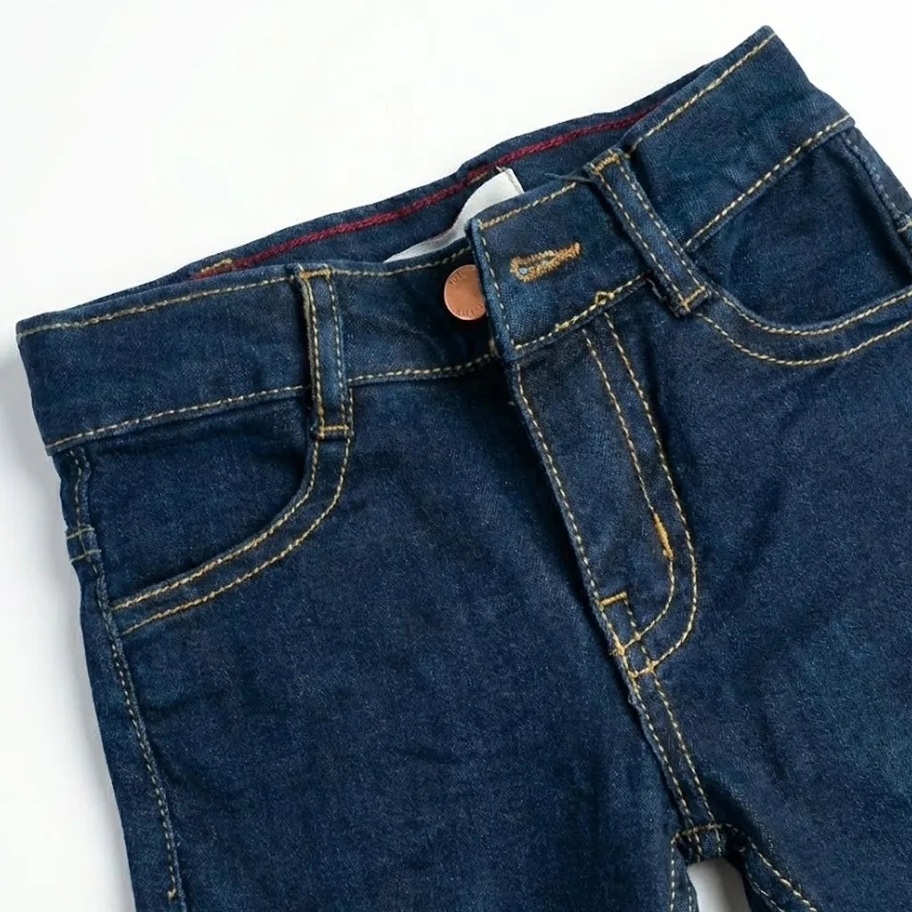 Plain Navy Blue Jeans