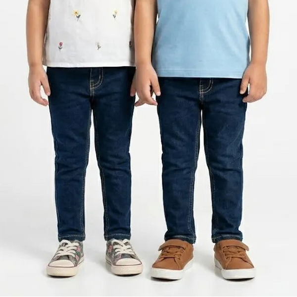 Plain Navy Blue Jeans