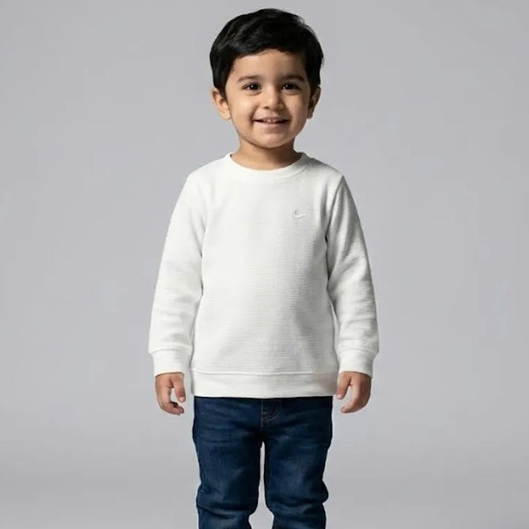 Plain White Sweatshirt