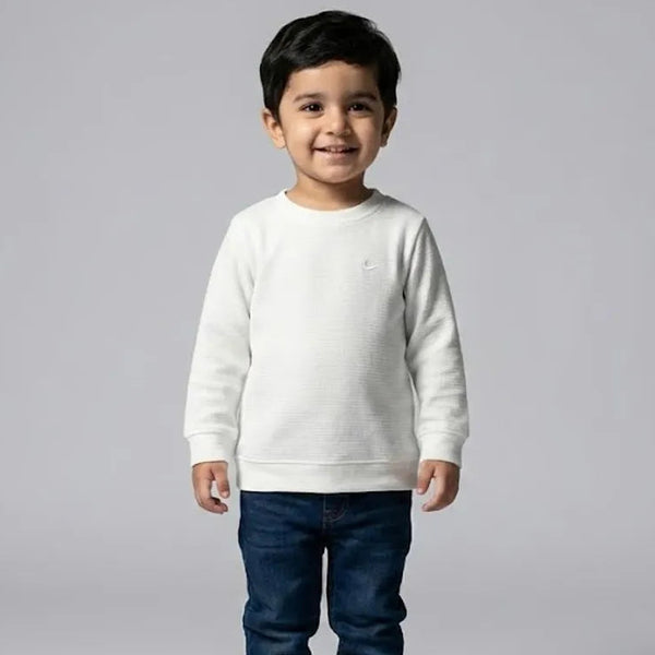 Plain White Sweatshirt