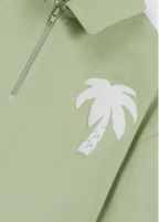 Boys Pistachio Palm Polo Co-ord Set