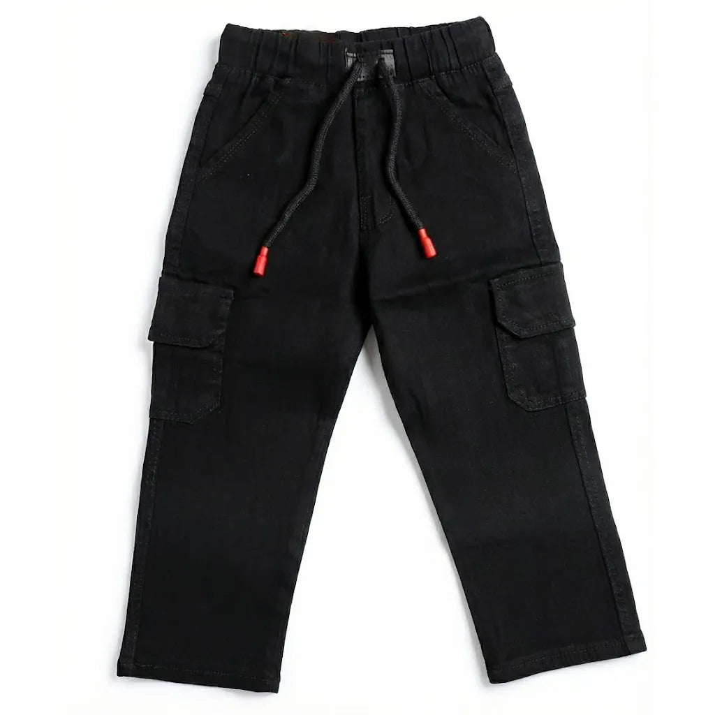 Six Pocket Black Jeans