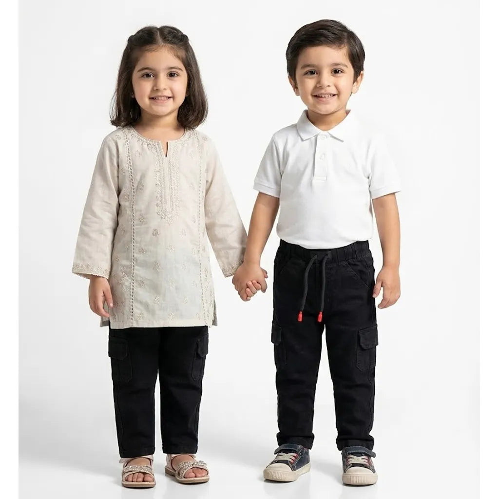 Six Pocket Black Jeans