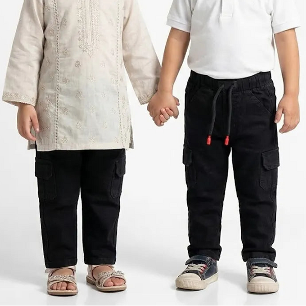 Six Pocket Black Jeans