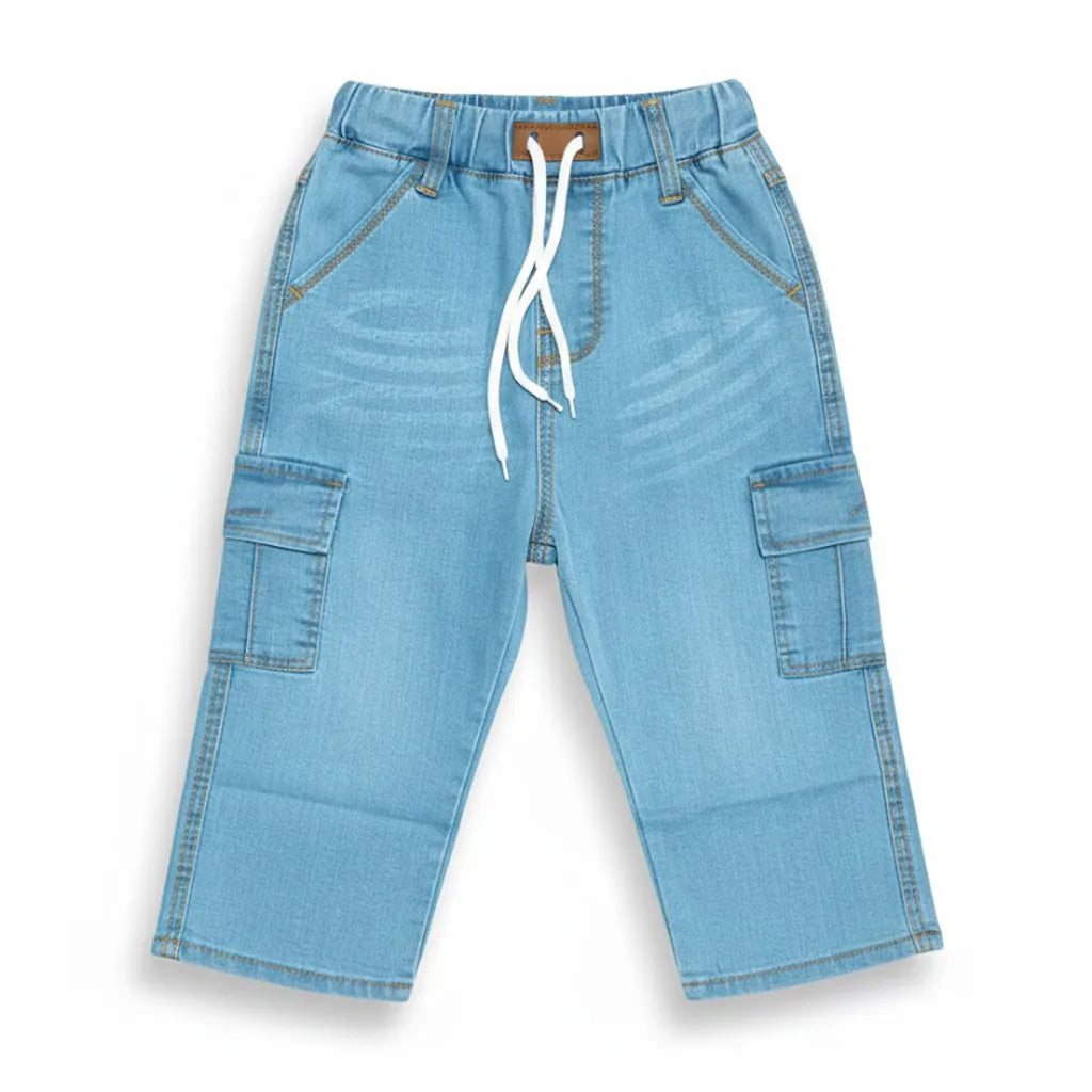 Six Pocket Light Blue Jeans