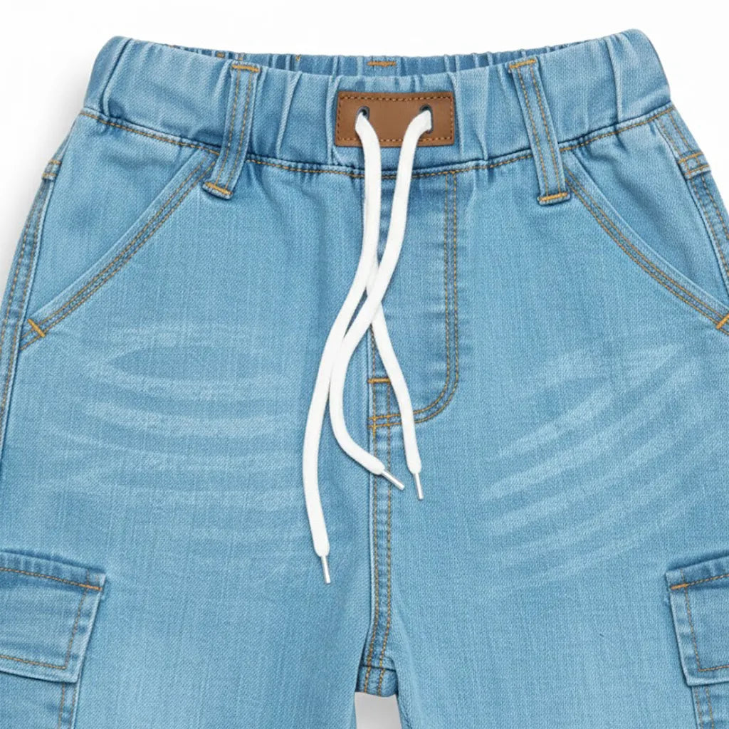 Six Pocket Light Blue Jeans