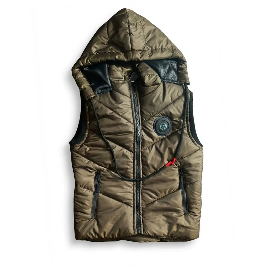 Sleeveless Bronze Jacket