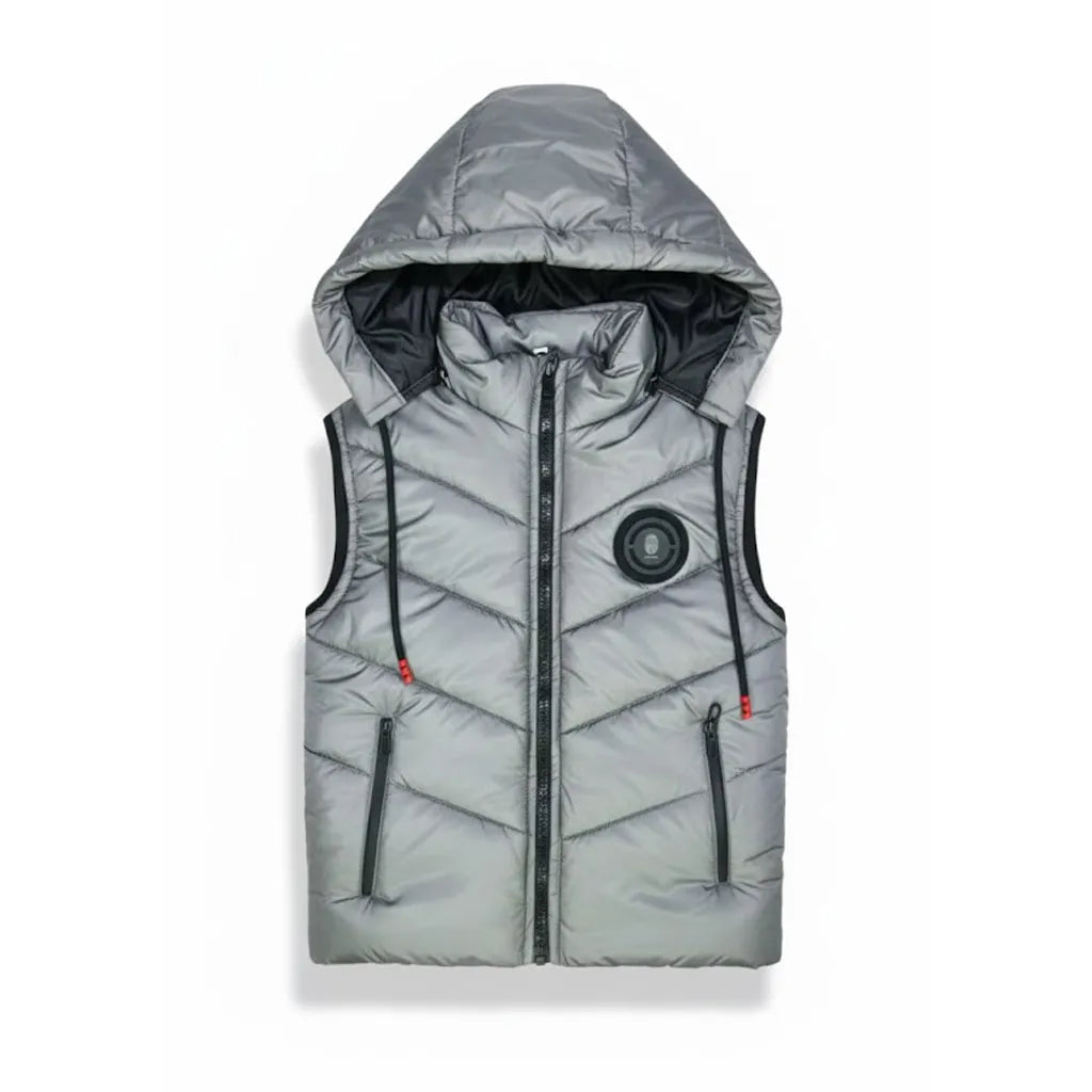 Sleeveless Dark Grey Jacket