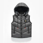 Sleeveless R Grey Jacket