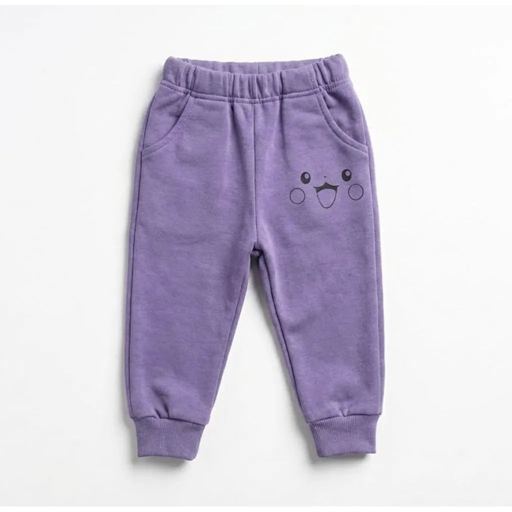 Smiley Face Purple Tracksuit
