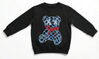 Teddy Bear Black Sweatshirt