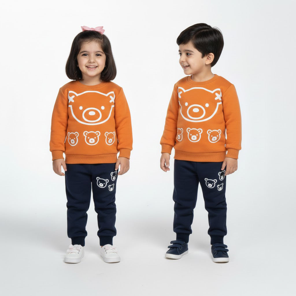 Teddy's Comfort Orange Black Tracksuit