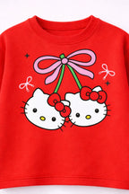 Hello Kitty Red Shirt and Trouser Set