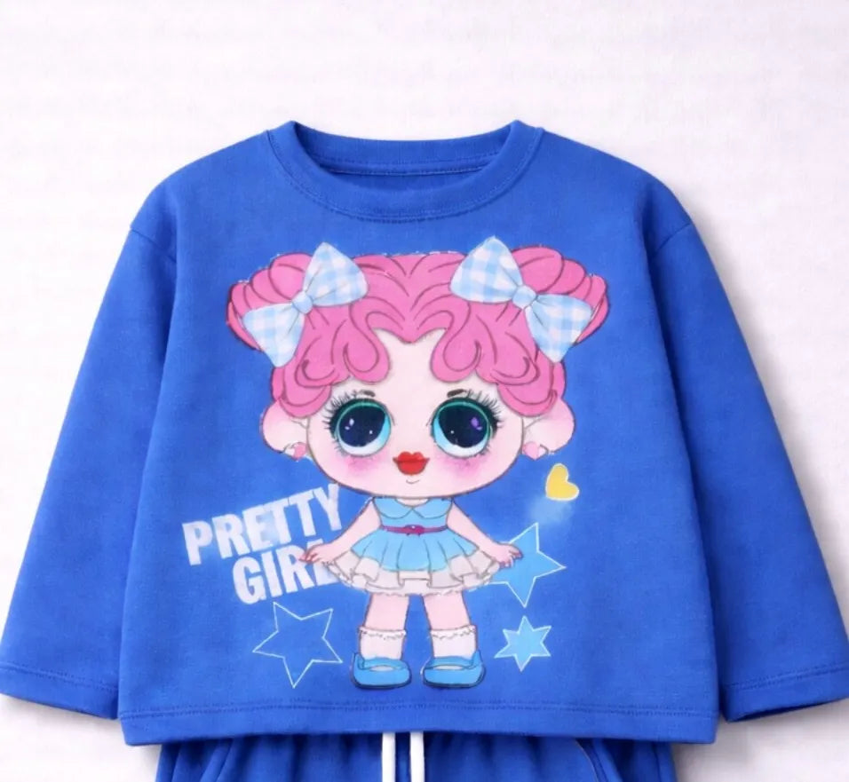 Pretty Girl Pink Shirt and Trouser Set