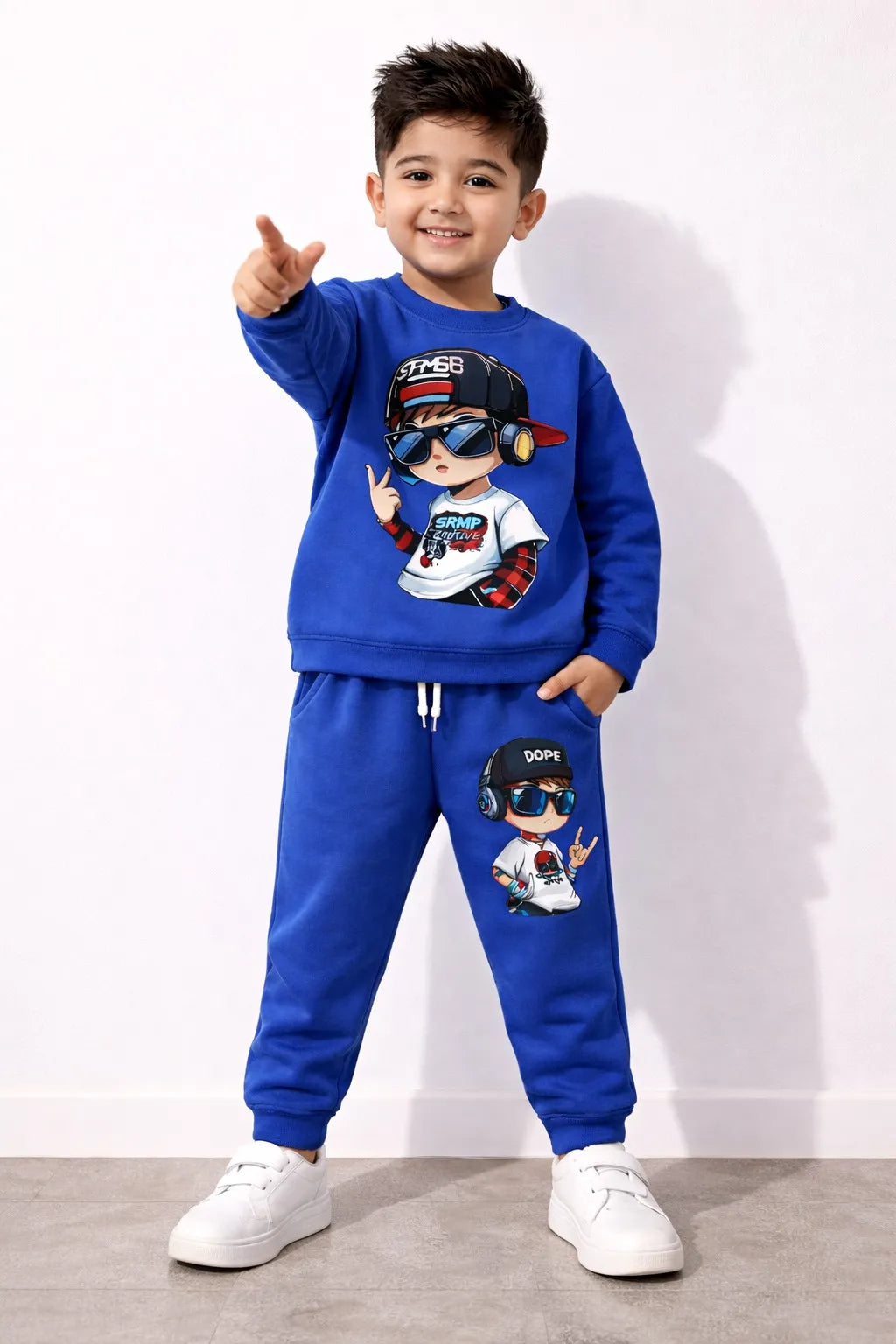 Dope Blue Shirt and Trouser Set