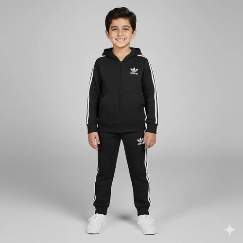 Adi Black Tracksuit - Miniwears