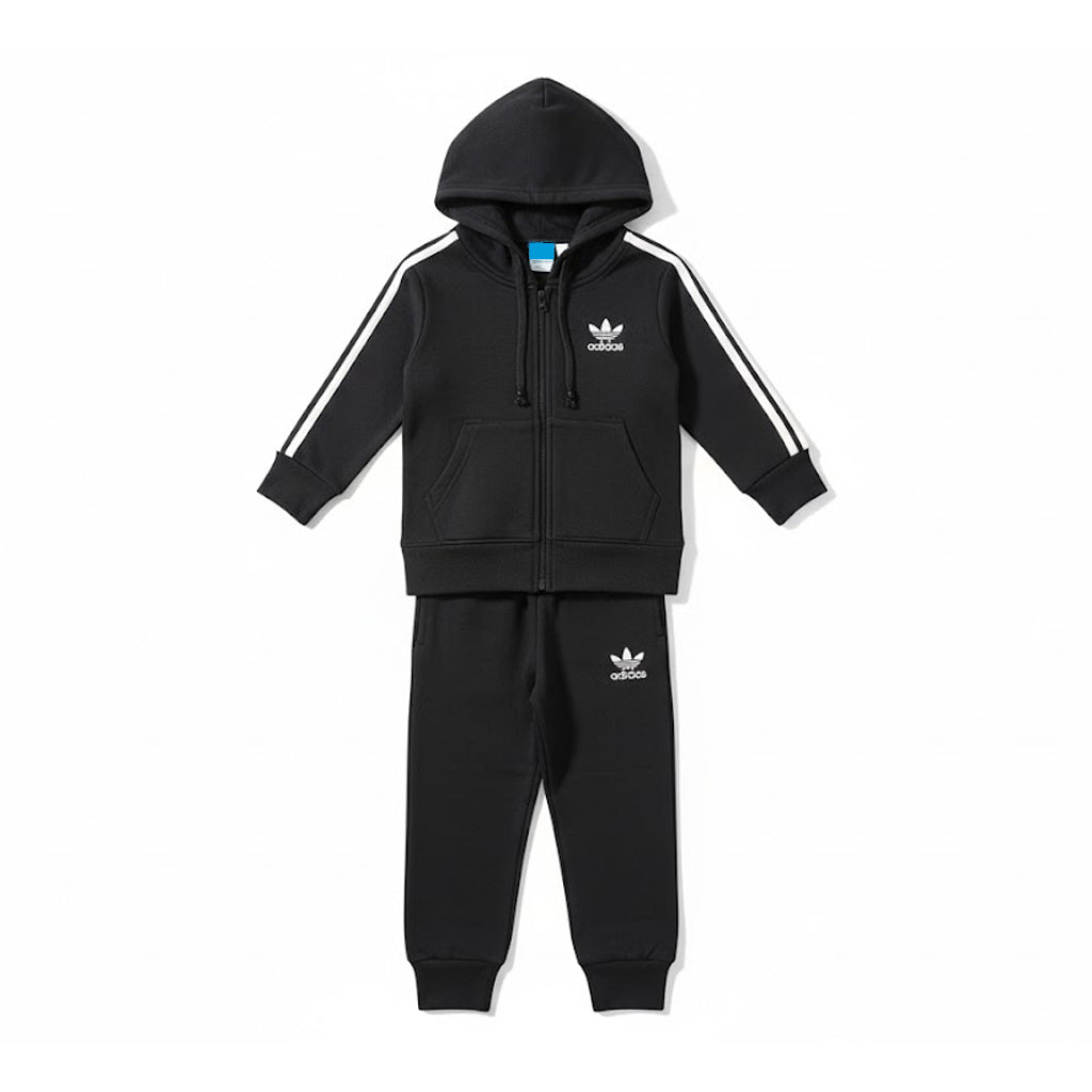 Adi Black Tracksuit - Miniwears