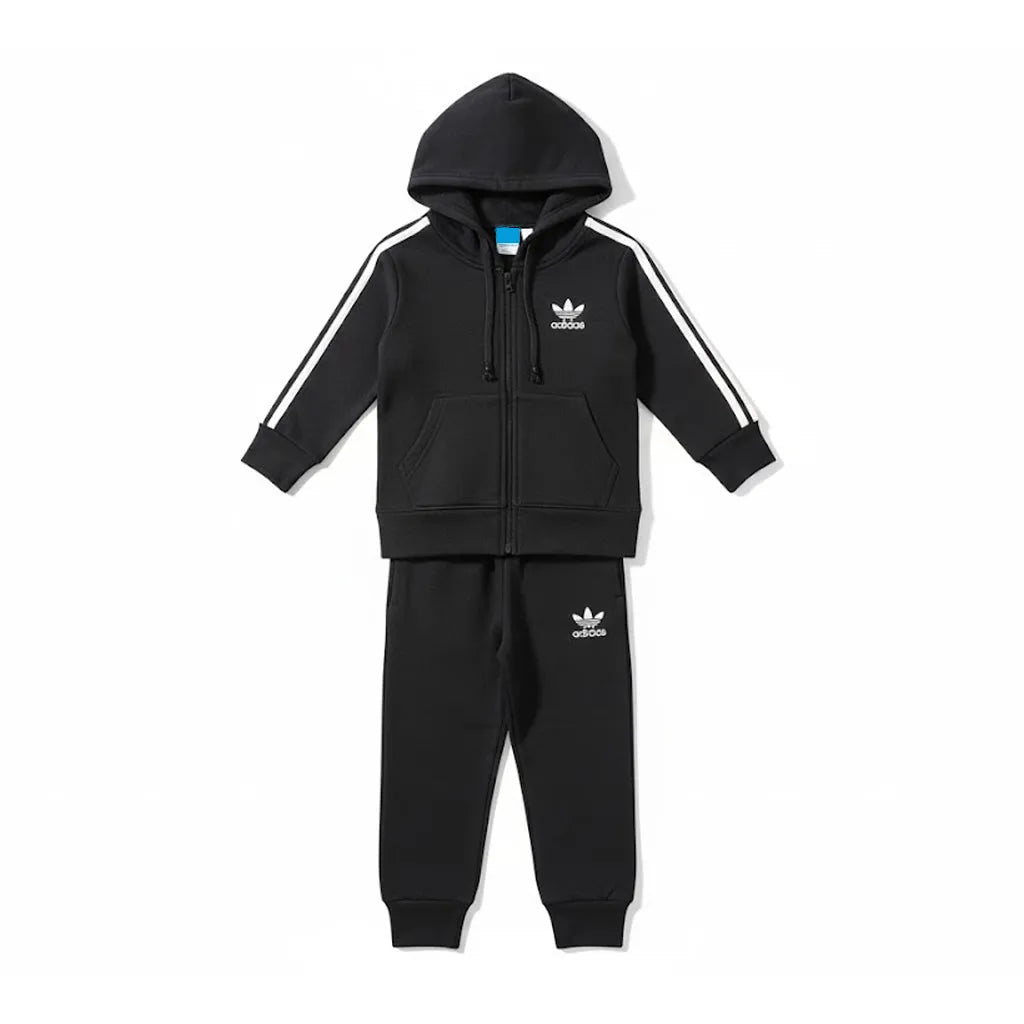 Adi Black Tracksuit - Miniwears