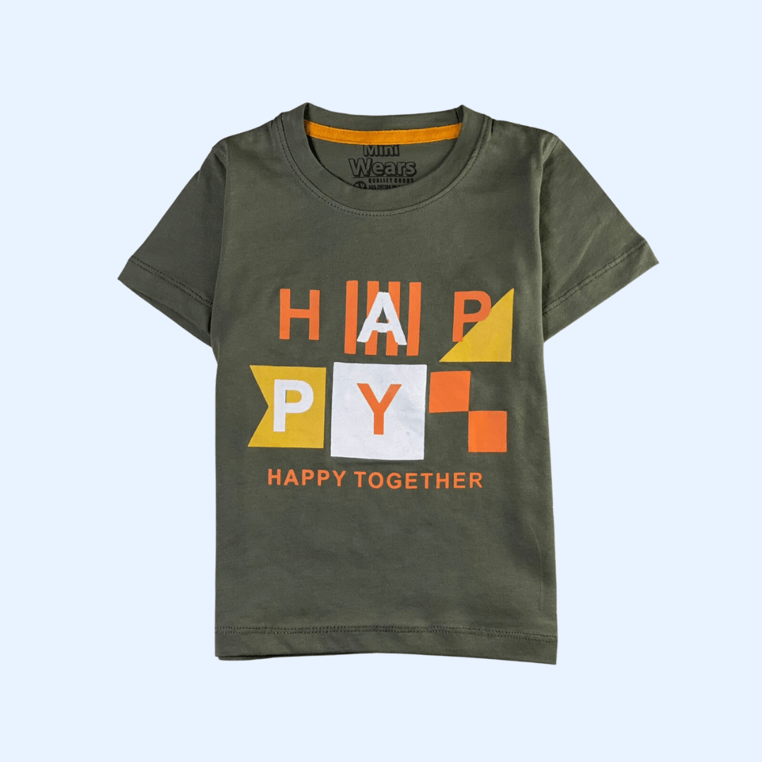 Army Green Tshirt - Miniwears