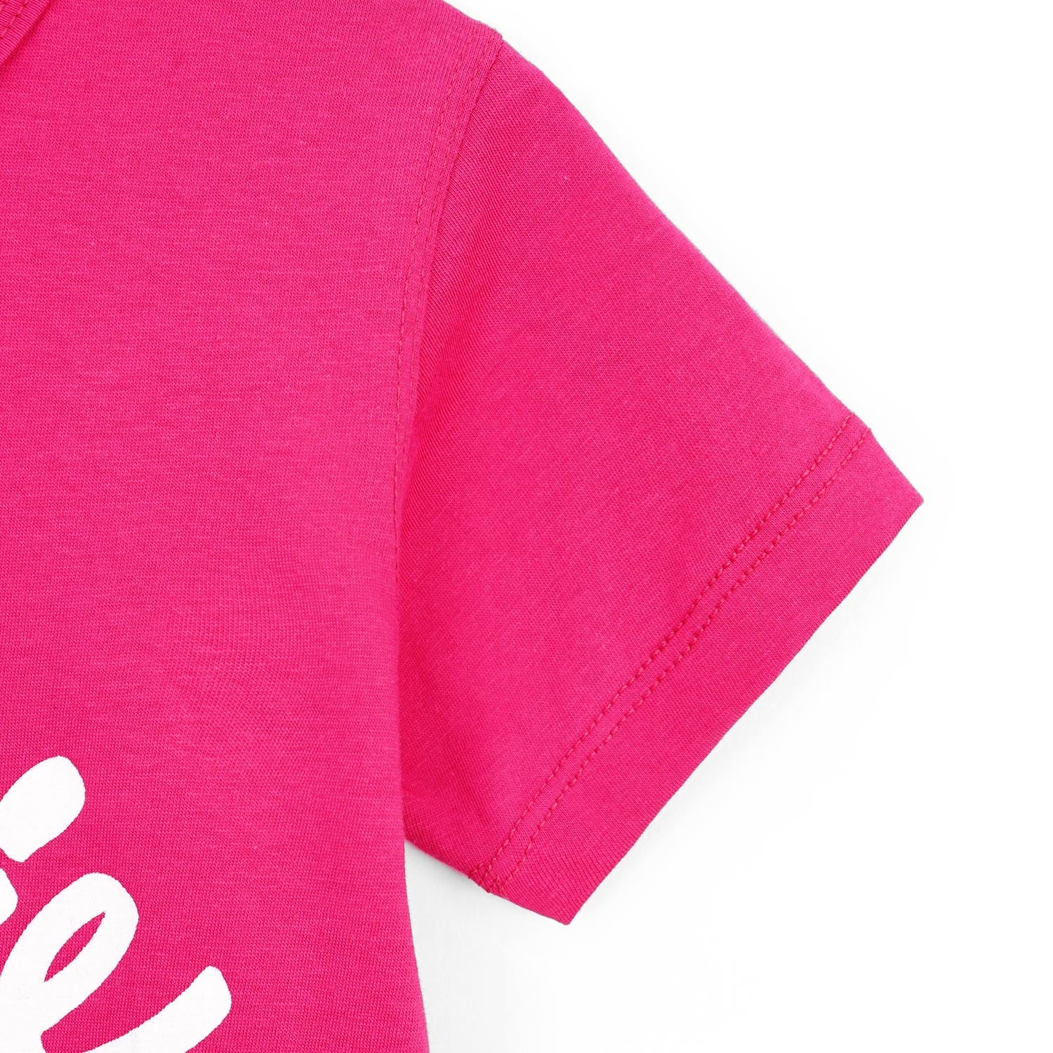 Barbie Pink T-Shirt & Trouser Set - Miniwears