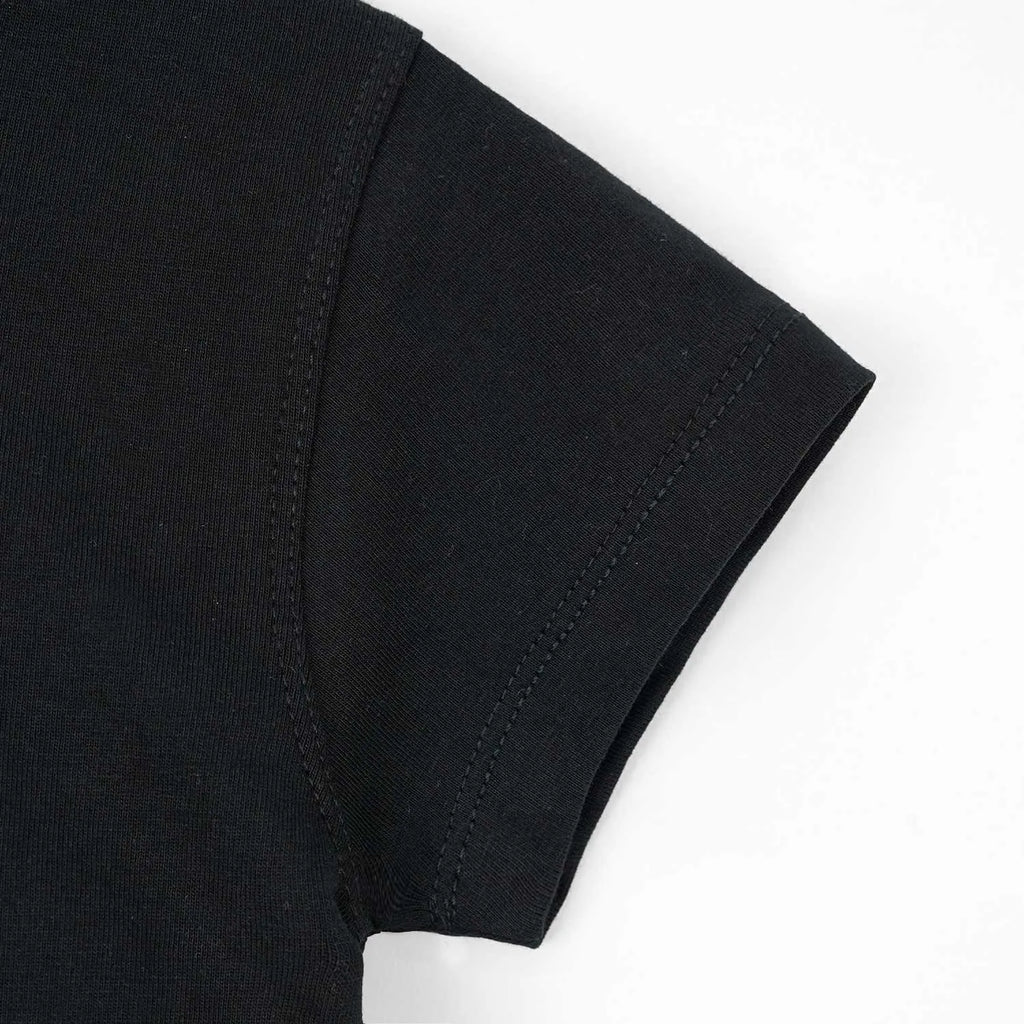 Beach Black T-Shirt & Blue Shorts Set - Miniwears