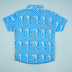 Blue Cotton Dress Shirt - Miniwears