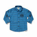 Check Blue Full Sleeve Shirt - Miniwears